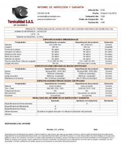 Fabrica de pernos de anclaje en Colombia